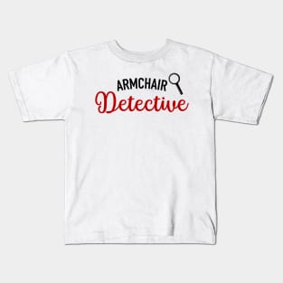 Armchair Detective Kids T-Shirt